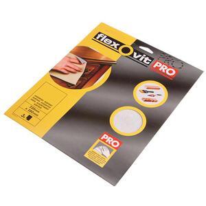 Flexovit Silicon Carbide Finishing Sanding Sheets 230 X 280mm Coarse 120G (3)