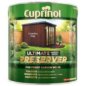 Ultimate Garden Wood Preserver Country Oak 4 Litre