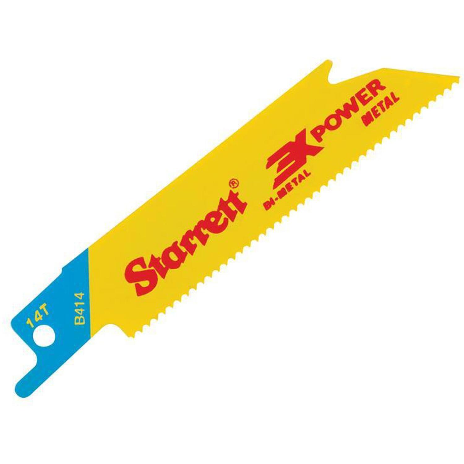 Starrett B414-5 Bi-Metal Reciprocating Blade Metal Straight 100Mm 14 Tpi Pack 5 - Image 6