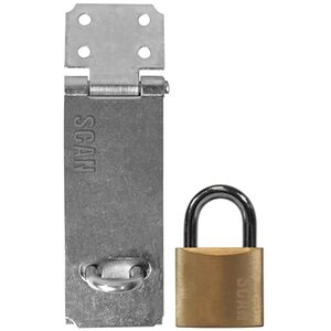 Scan Hasp and Staple 117mm + 40mm Padlock