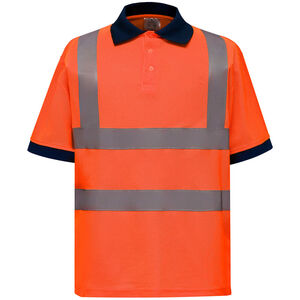 Yoko Unisex Adult Hi-Vis Safety Short-Sleeved Polo Shirt