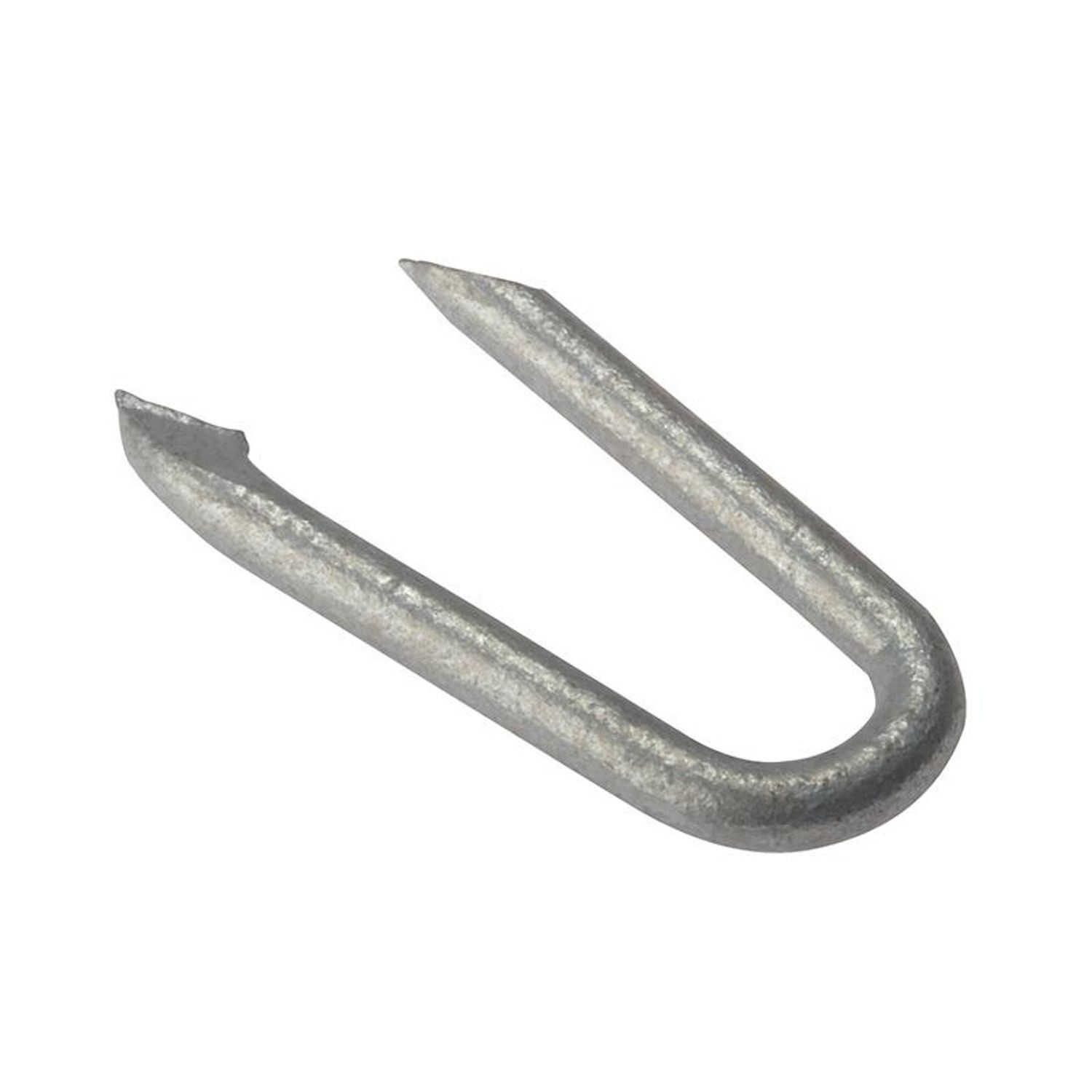 Forgefix Netting Staples, Galvanised - Galvanised