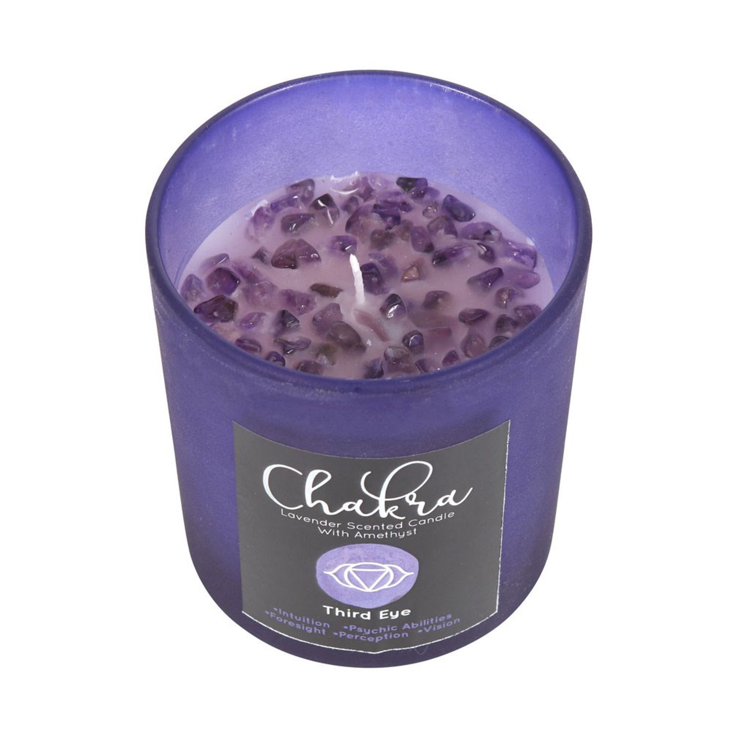 Something Different Lavender Third Eye Chakra Scented Candle - Purple