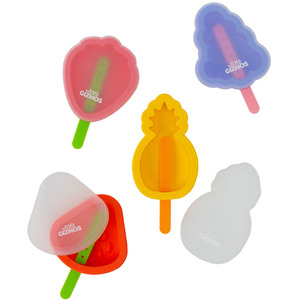 Wicked Gizmos 4 Fruit-Shaped Ice Lolly Moulds