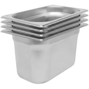 Stainless Steel Gastronorm Containers 1/4 3.75L