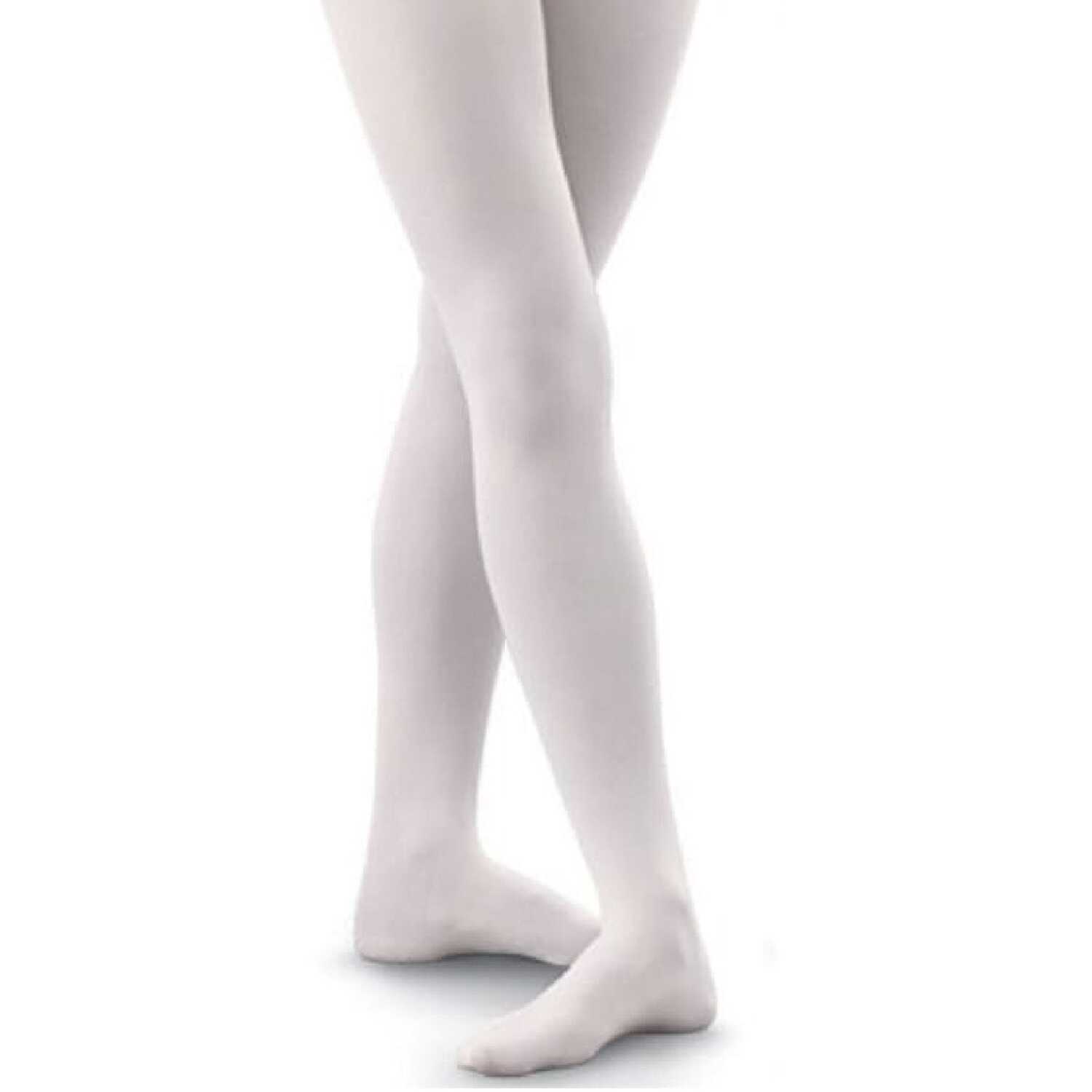 Sock Snob 1 Pair Soft Footed Ballet Tights - White / 3-5 Years