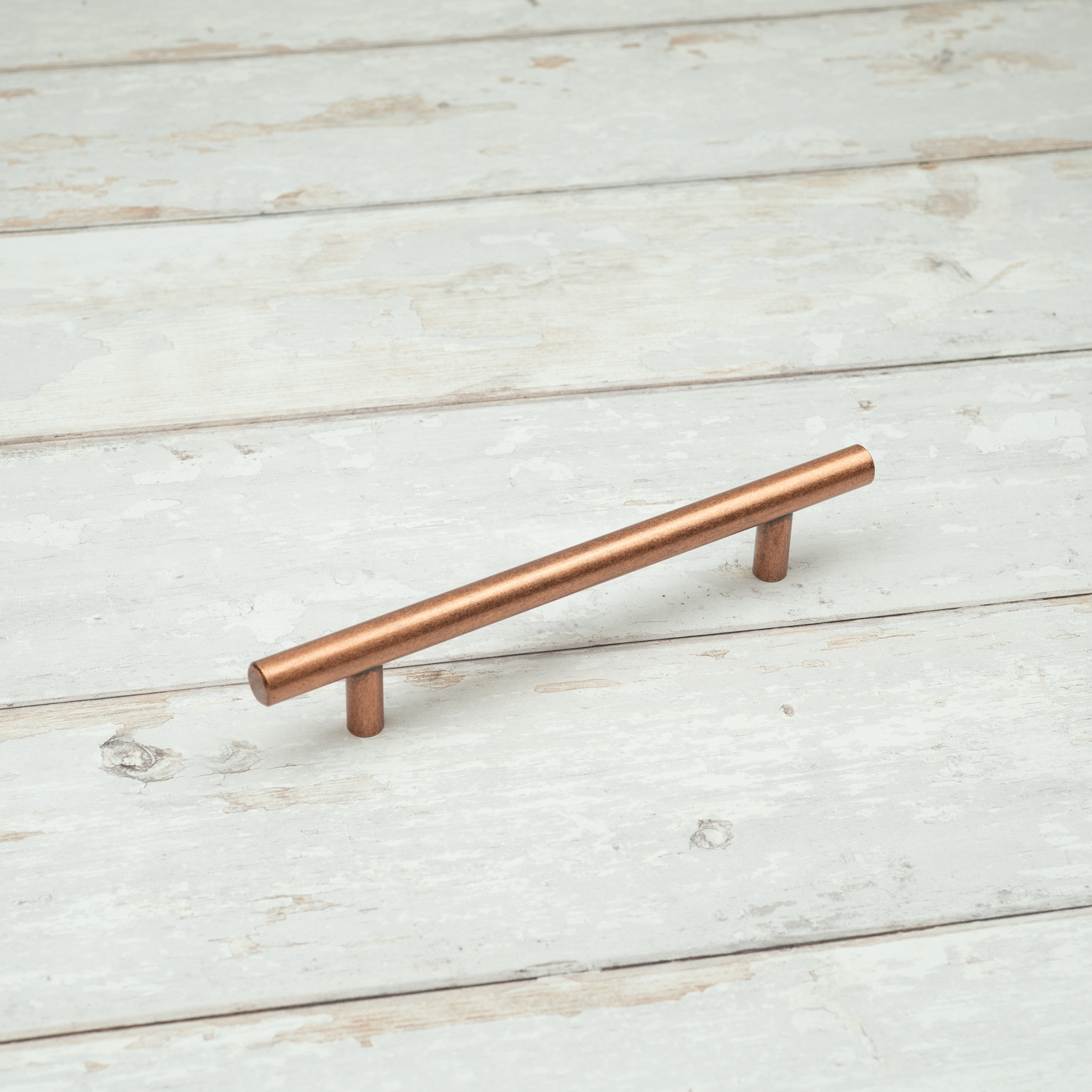 Antique Copper Kitchen Cupboard Handle 128mm Hole Centre 10 Pack T Bar Cabinet Drawer Pull - Image 7