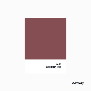 Hemway Chalk Paint Flat Matt Raspberry Red 1L
