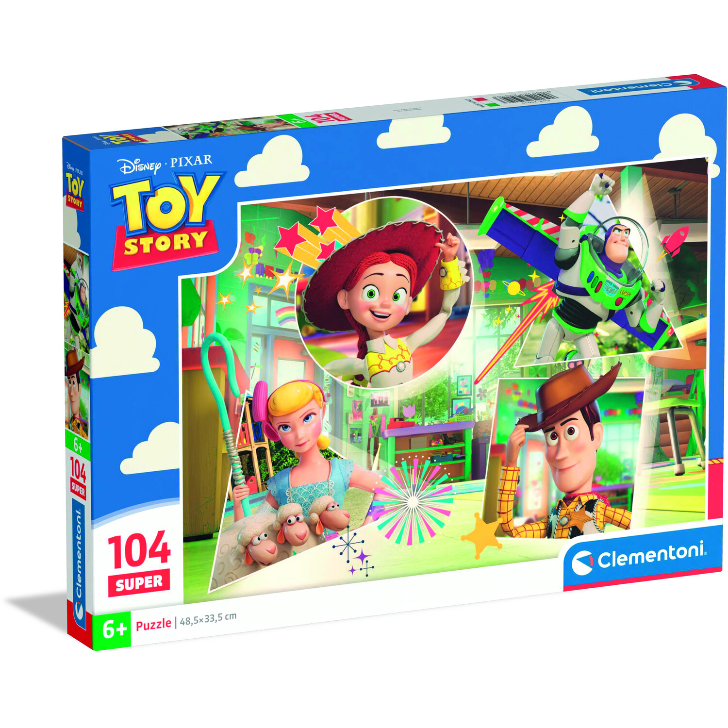 Clementoni Toy Story 104 Piece Puzzle With Extra Large Pieces - Blue