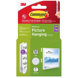 Medium Picture Strip X 4 Adhesive