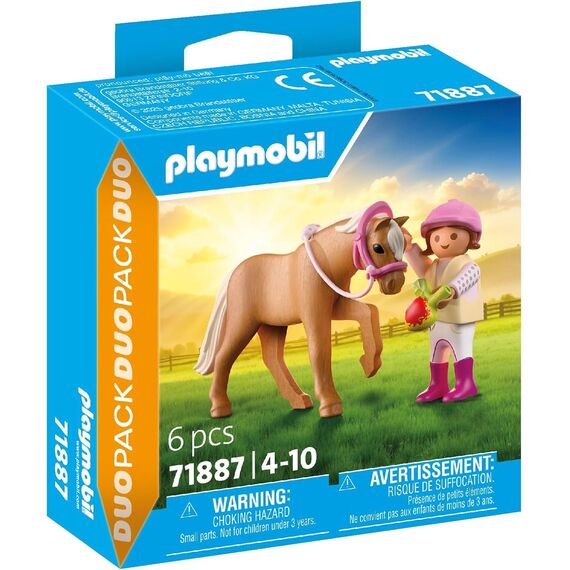 Playmobil Girl with Pony