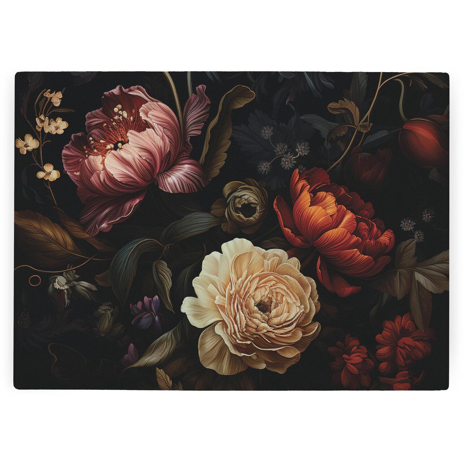 Image of Rouge Dark Floral Worktop Protector -&hellip;