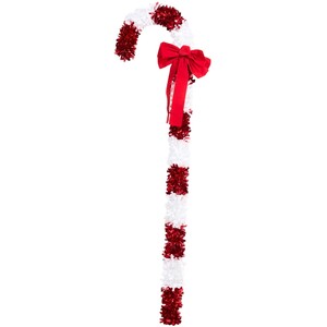 Candy Cane Bow Decoration