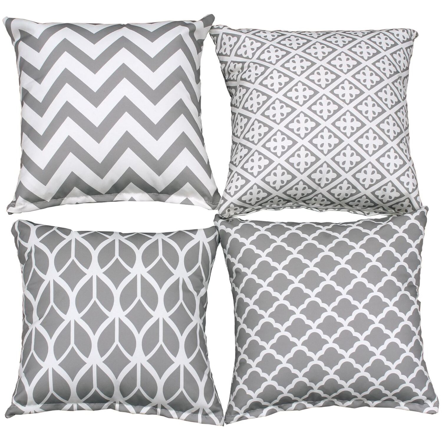 Oseasons Pack Of 4 Stonewave Scatter Cushion Assortment - Stonewave