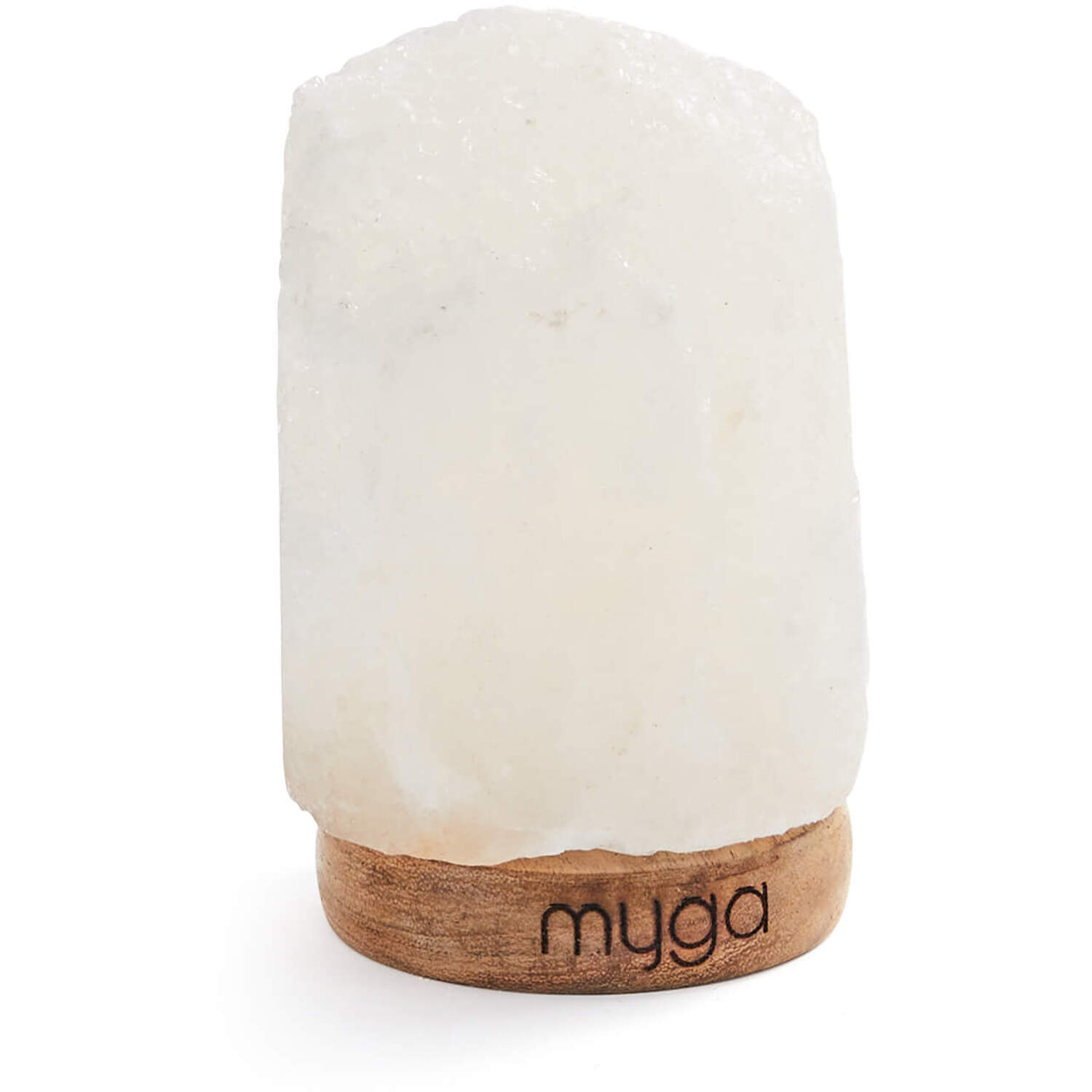 Myga Usb Colour Changing Himalayan Salt Lamp - Snow White