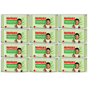 Huggies *NATURAL* Care Wipes 48's - Pack of 12