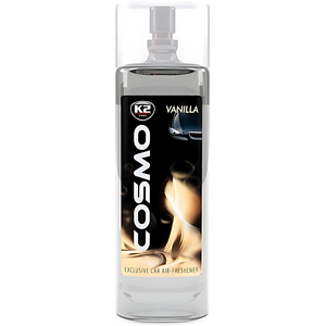 K2 Cosmo Vanilla Air Freshener Spray 50ml - Car Interior Fragrance Atomiser, Helps Neutralise Odours