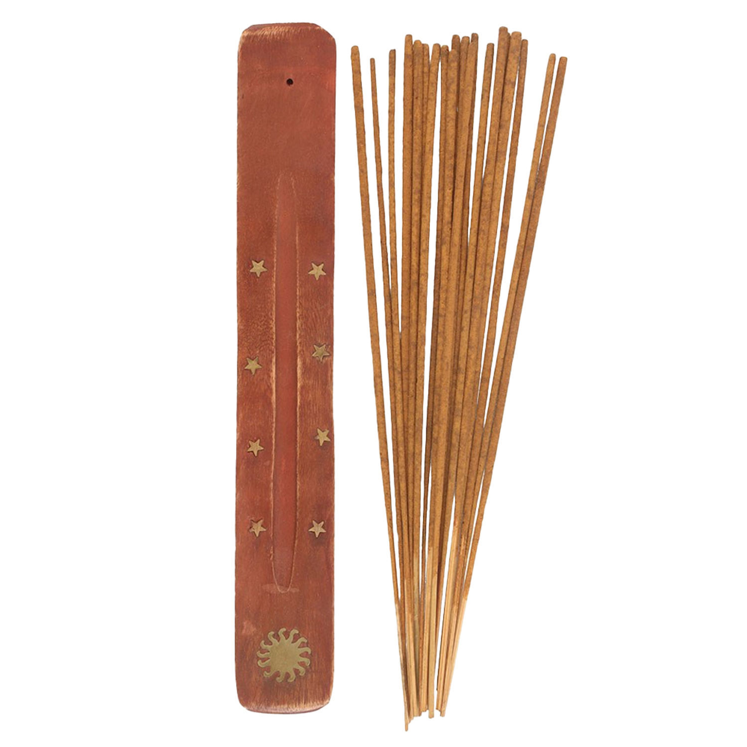 Something Different Soleil Orange Blossom Incense Gift Set in Brown
