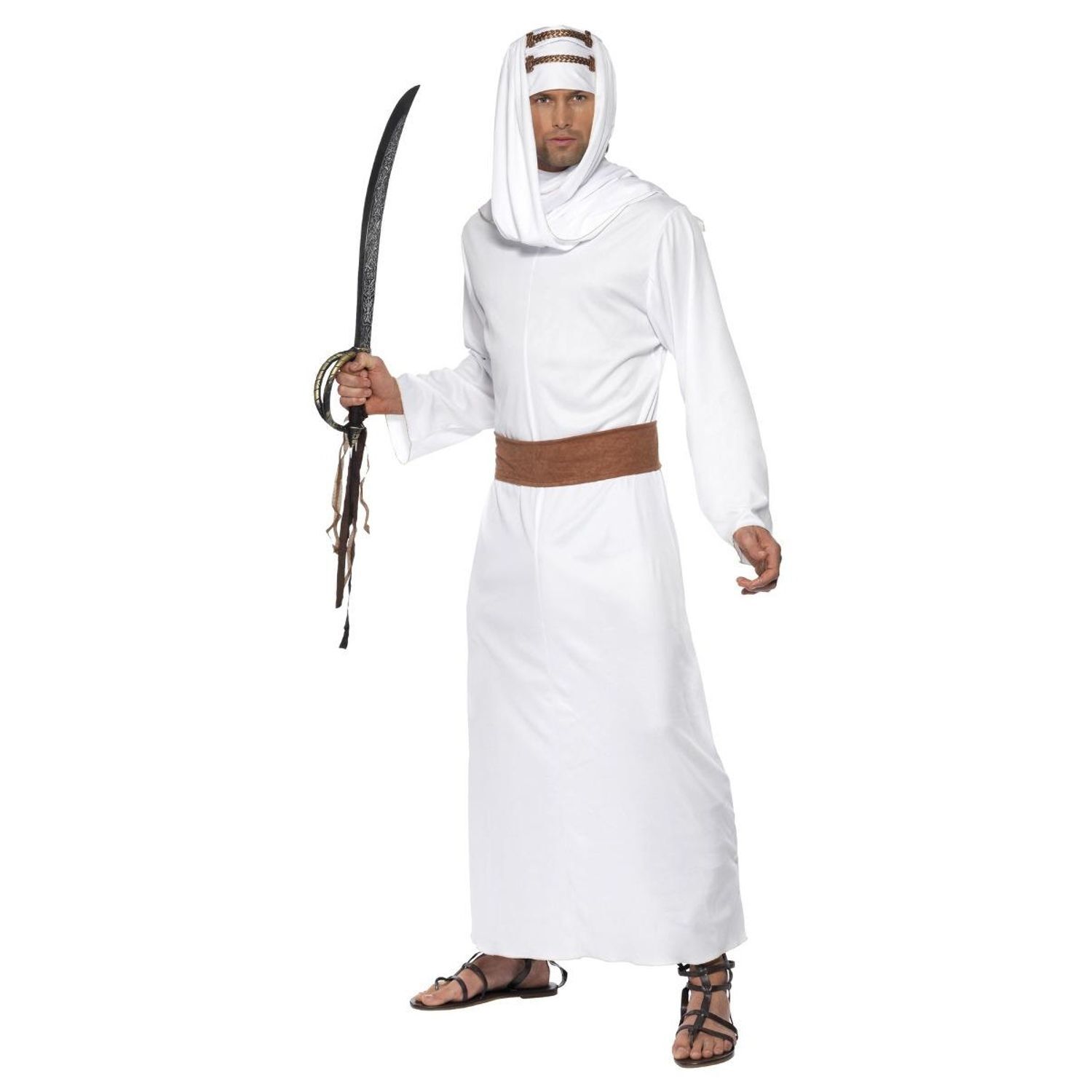 Lawrence Of Arabia Mens Costume - White/Brown