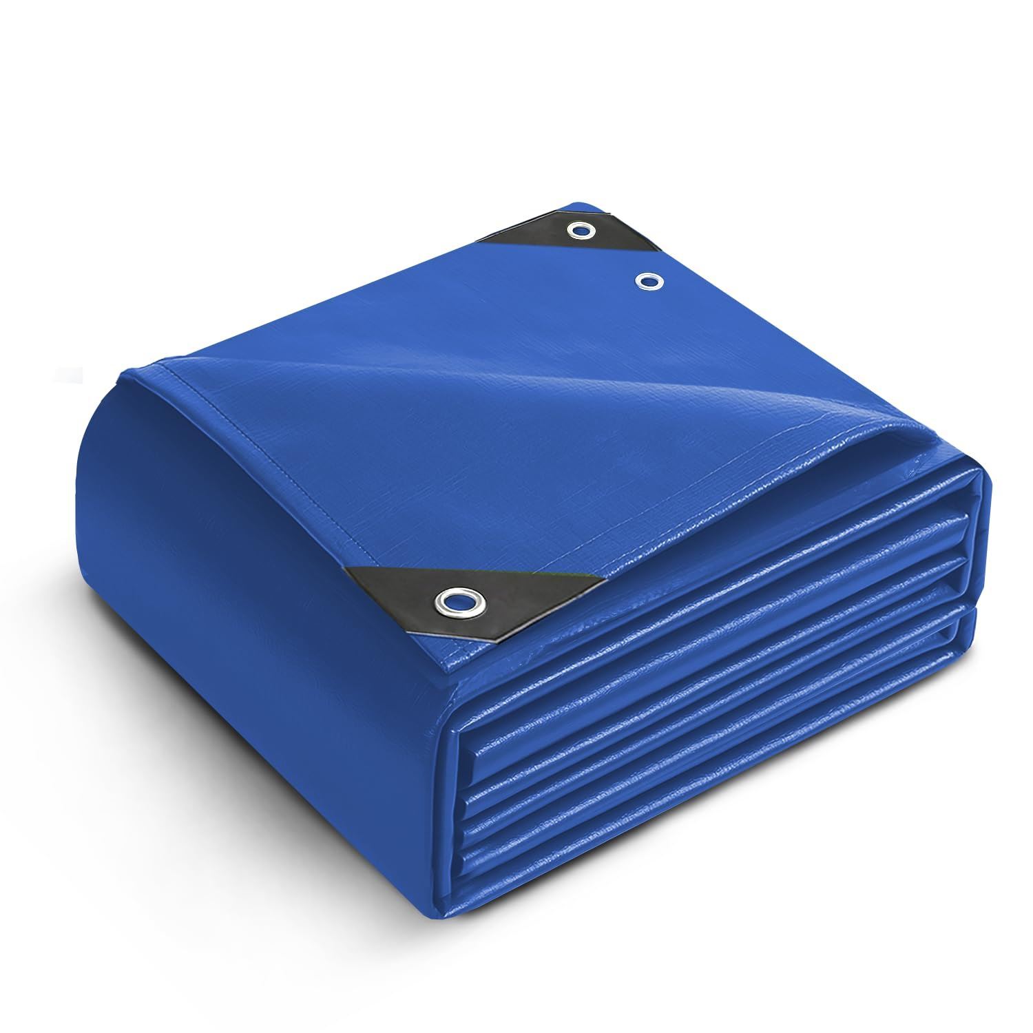 Keplin 2X3m Waterproof Tarpaulin Cover Sheet 70Gsm Blue - Blue / 3X3m