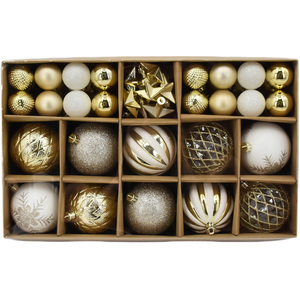 Set of 50 Diamond Of The Season Baubles