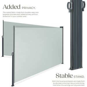 tectake® Double-sided awning