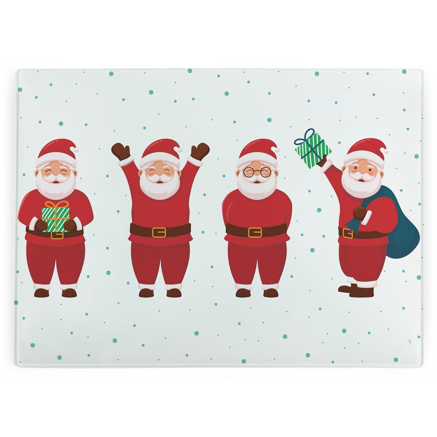 Image of Happy Santas Large Smooth Glass Worktop&hellip;