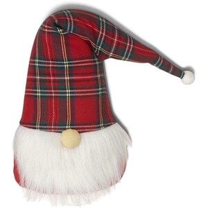 Tartan Hat Gonk Christmas Decoration
