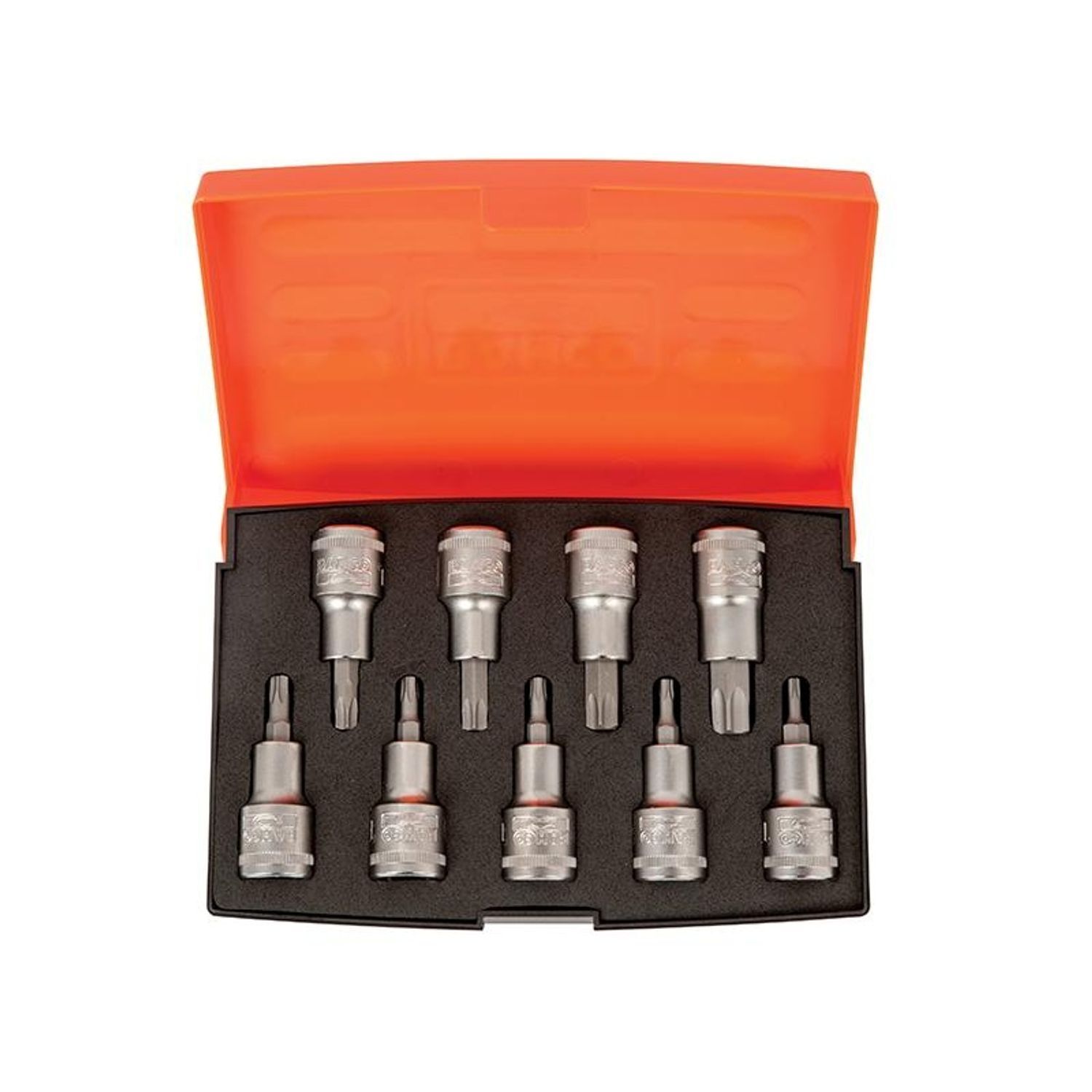 Bahco S9torx 1/2In Drive Socket Set, 9 Piece - Multi Colour