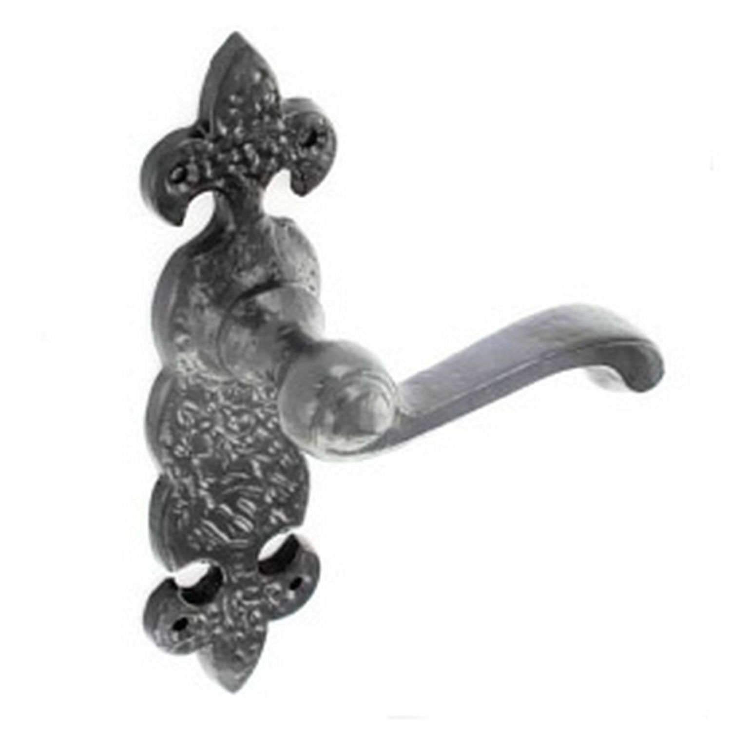 Securit Antique Latch Handles - Black