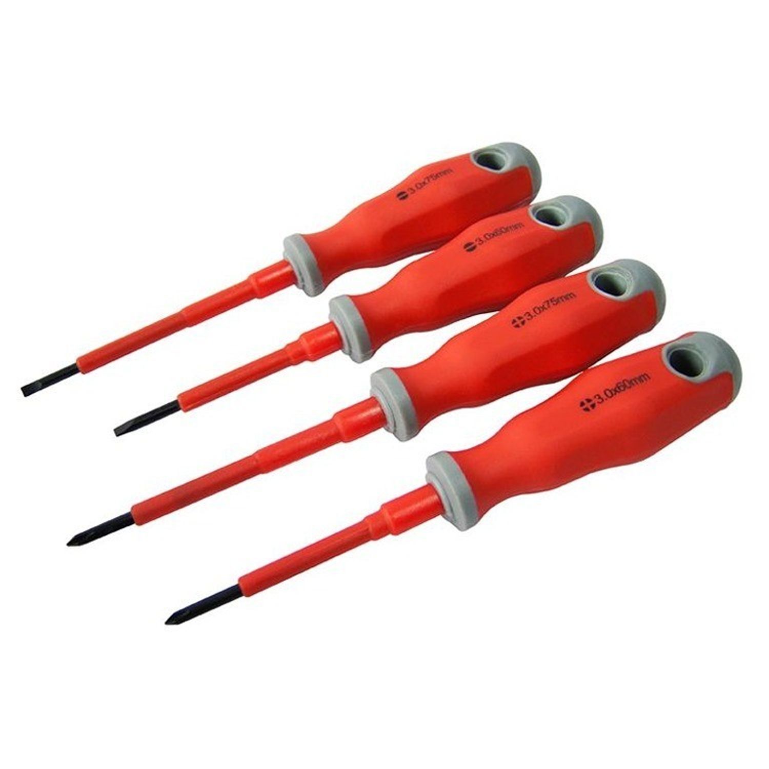 B&Q - Screwdriver Set 4Pk One Colour (One Size) - Image 2