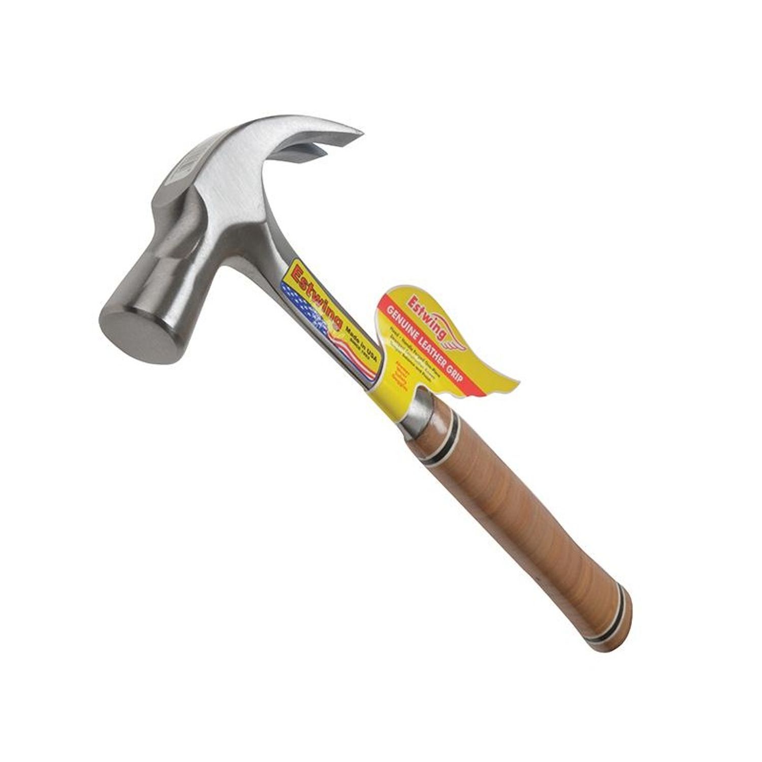 Estwing Curved Claw Hammer, Leather Grip - Multi Colour