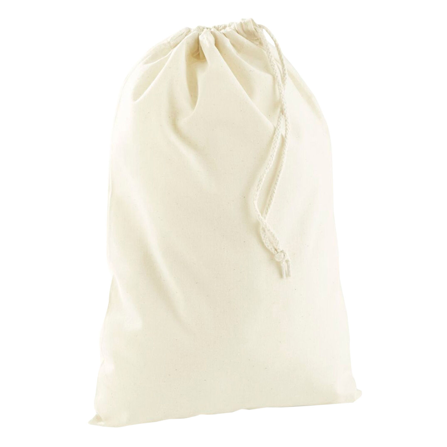 Westford Mill Cotton Recycled Stuff Bag A - Natural