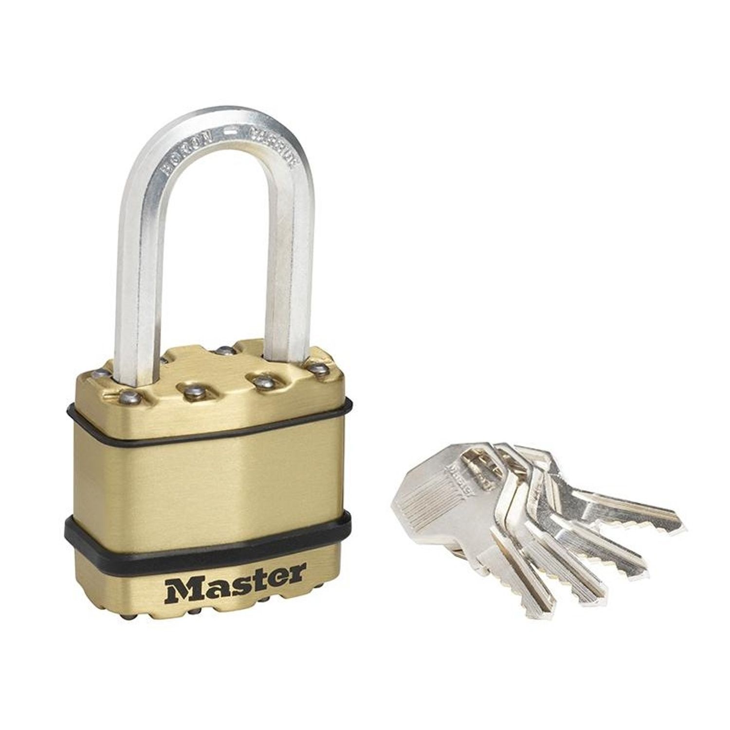 Master Lock Excell Brass Finish Padlocks C - Multi Colour