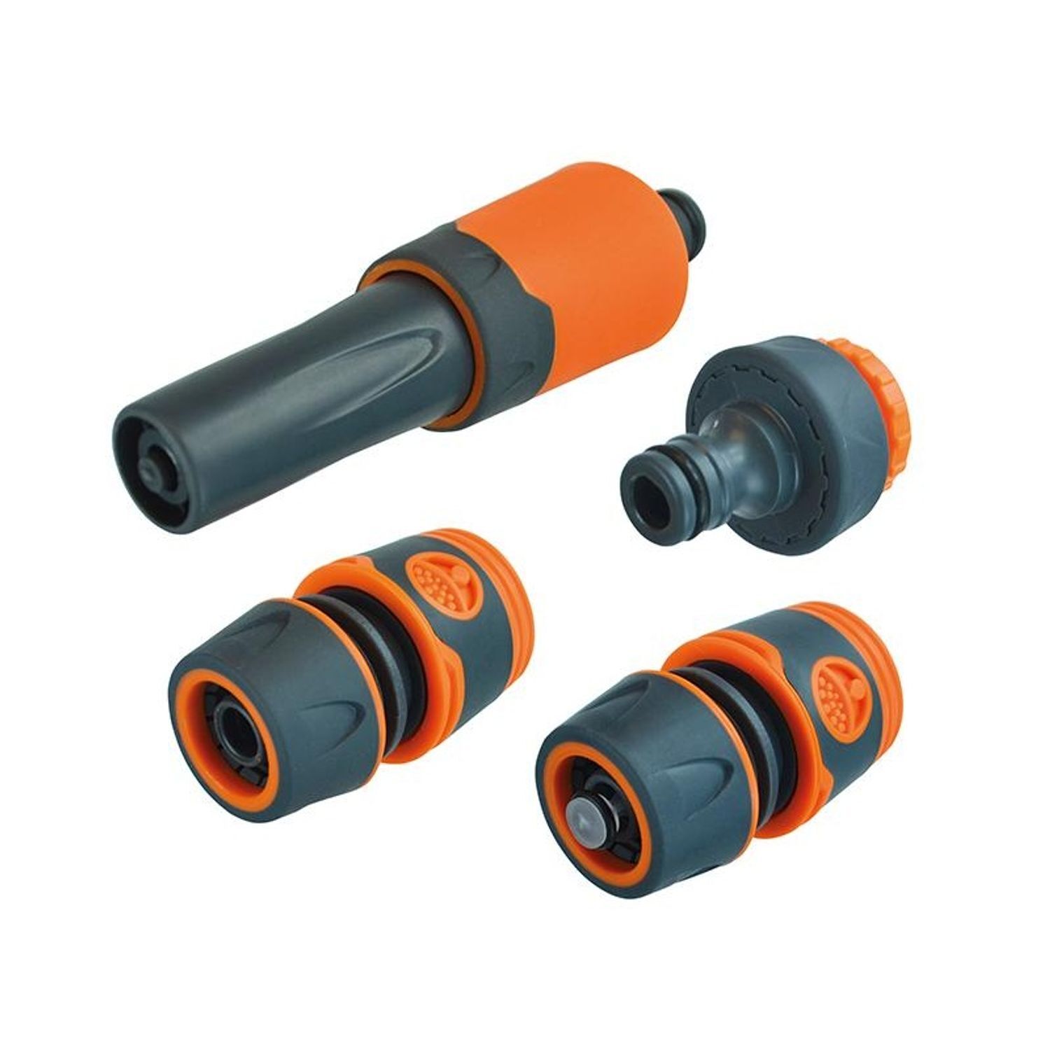 Faithfull Plastic Hose Fittings Starter Kit 1/2In A - Multi Colour