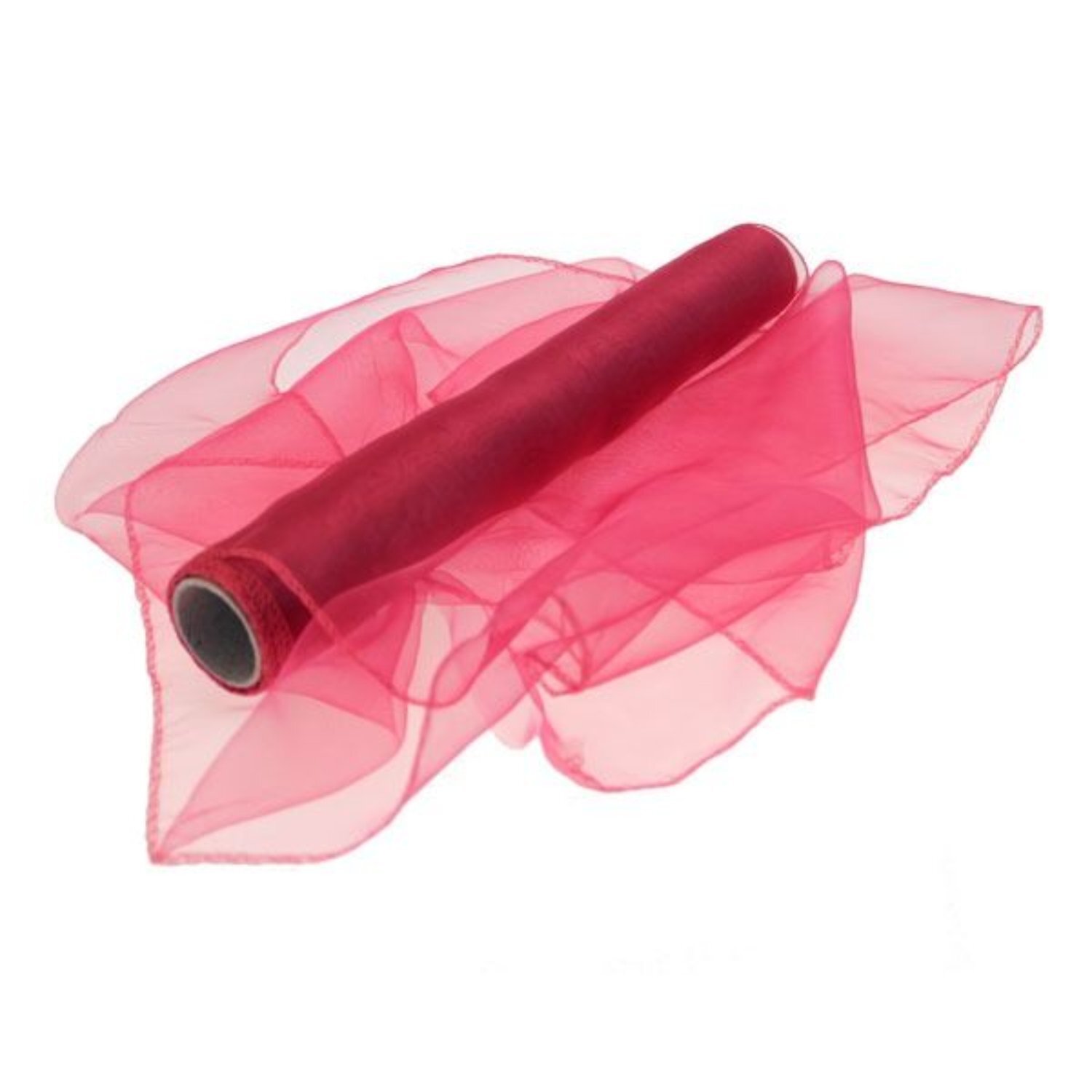 Kdmd Cerise Organza Roll 2 Pack Organza Rolls - Cerise