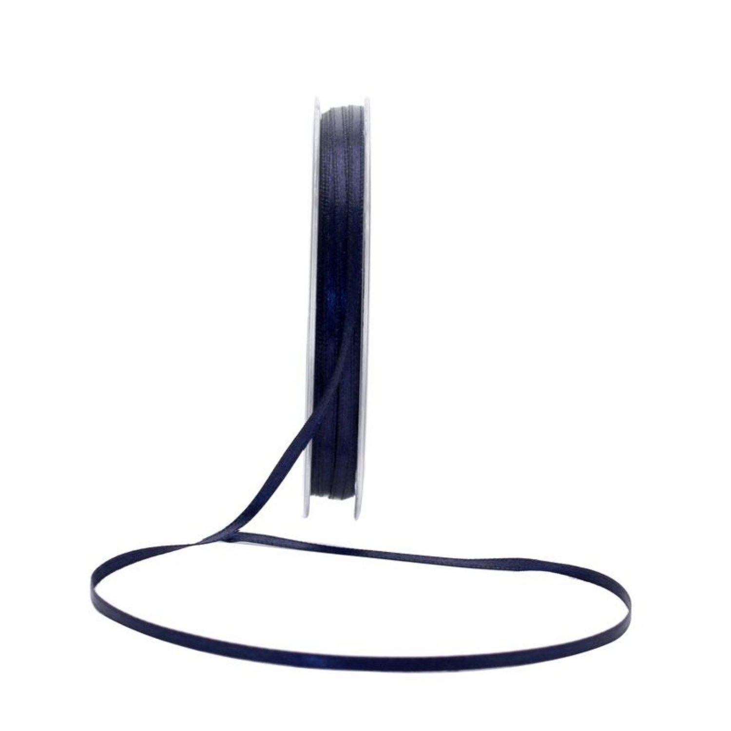 Kdmd Unisex Navy 3Mm Blue Satin Ribbon 3 Pack - Image 2
