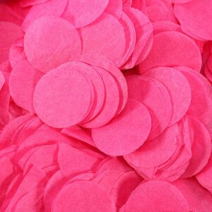 Hot Pink Paper Dots Confetti 2 Pack