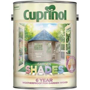 Cuprinol Garden Shades Wood Stain Natural Stone 5 litre