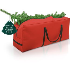 Pelle & Sol Christmas Tree Storage Bag - Red - Up to 9ft