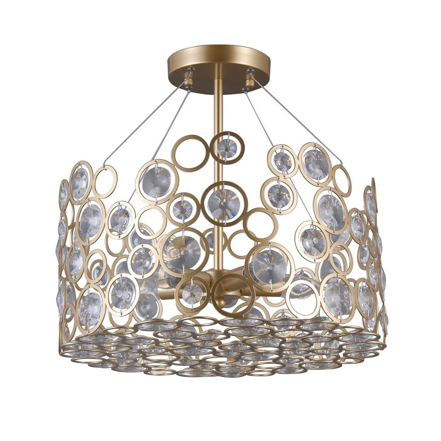 Italux Lighting Modern Ceiling Light Gold F - Gold