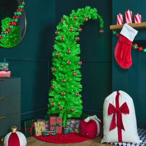 OHS Artificial Novelty Tilted Christmas Tree