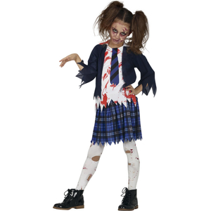 Child Zombie High Schooler Costume, 5-6 Years