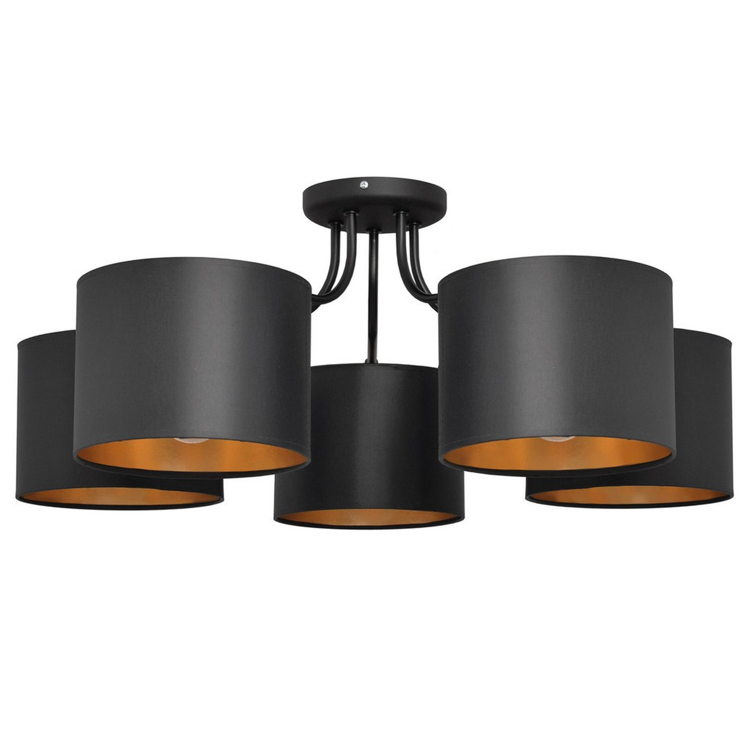 Helam Lighting Alba Ceiling Light Black