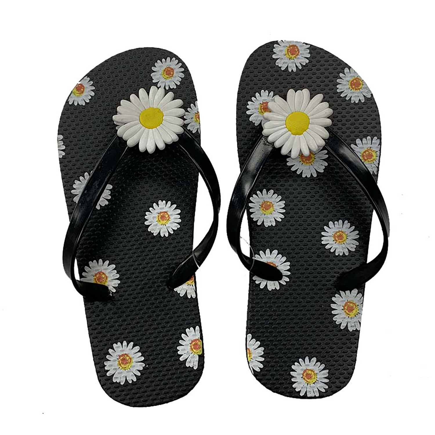Girls Daisy Flip Flops