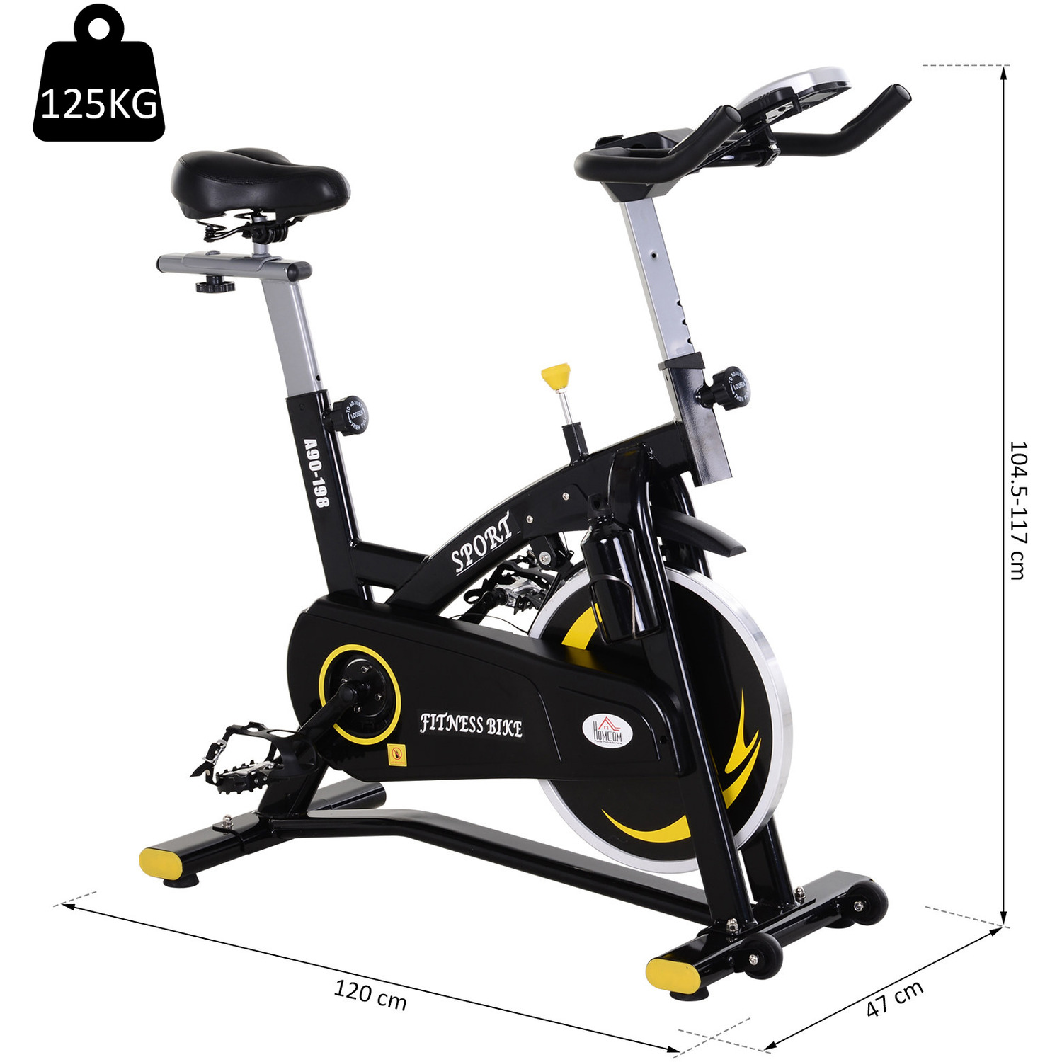 24cm Plastic Exercise Bike Belt Drive Wheel – Replacement Pulley For Fitness Equipment, Compatible With Many Brands