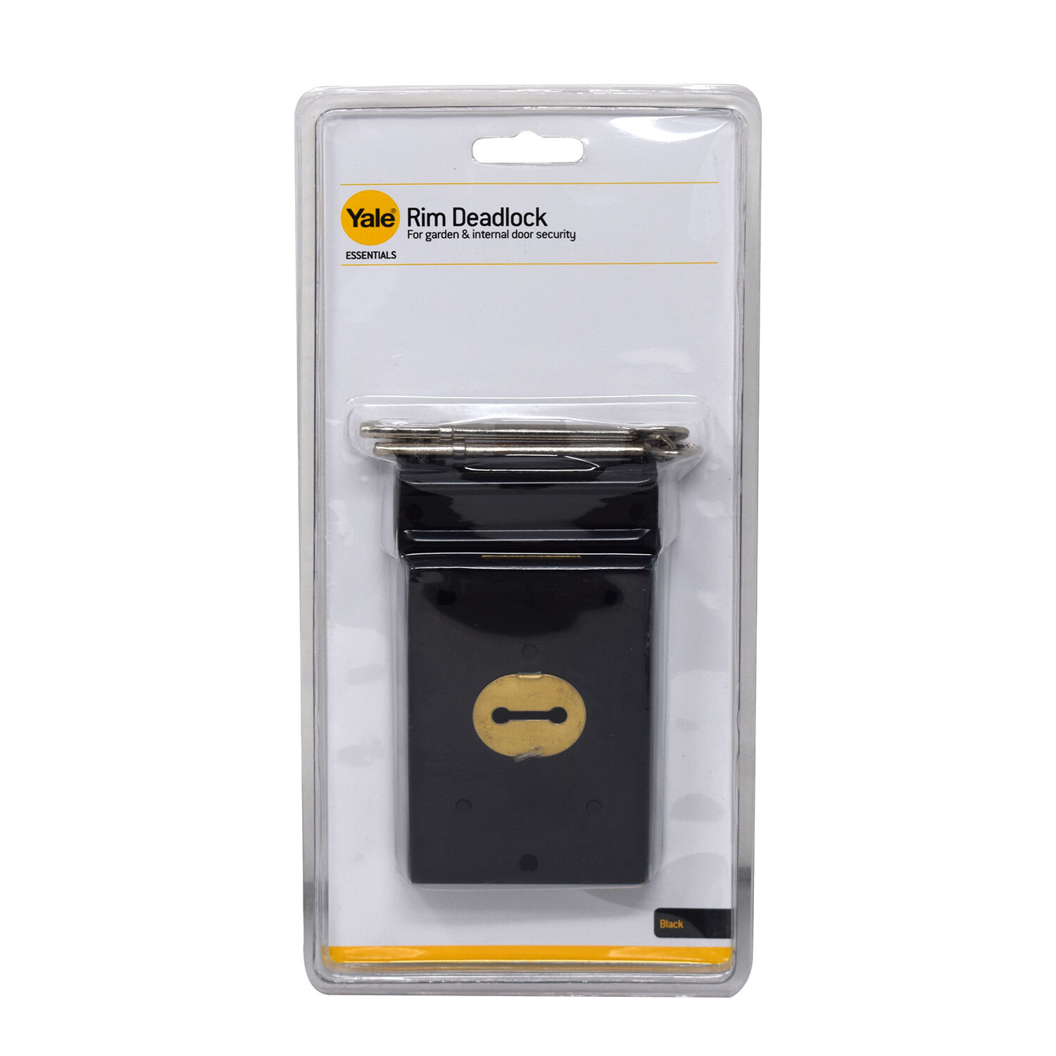 Yale Essentials Rim Deadlock Black 2 Lever [Yes-Rd-Bl] - Image 6