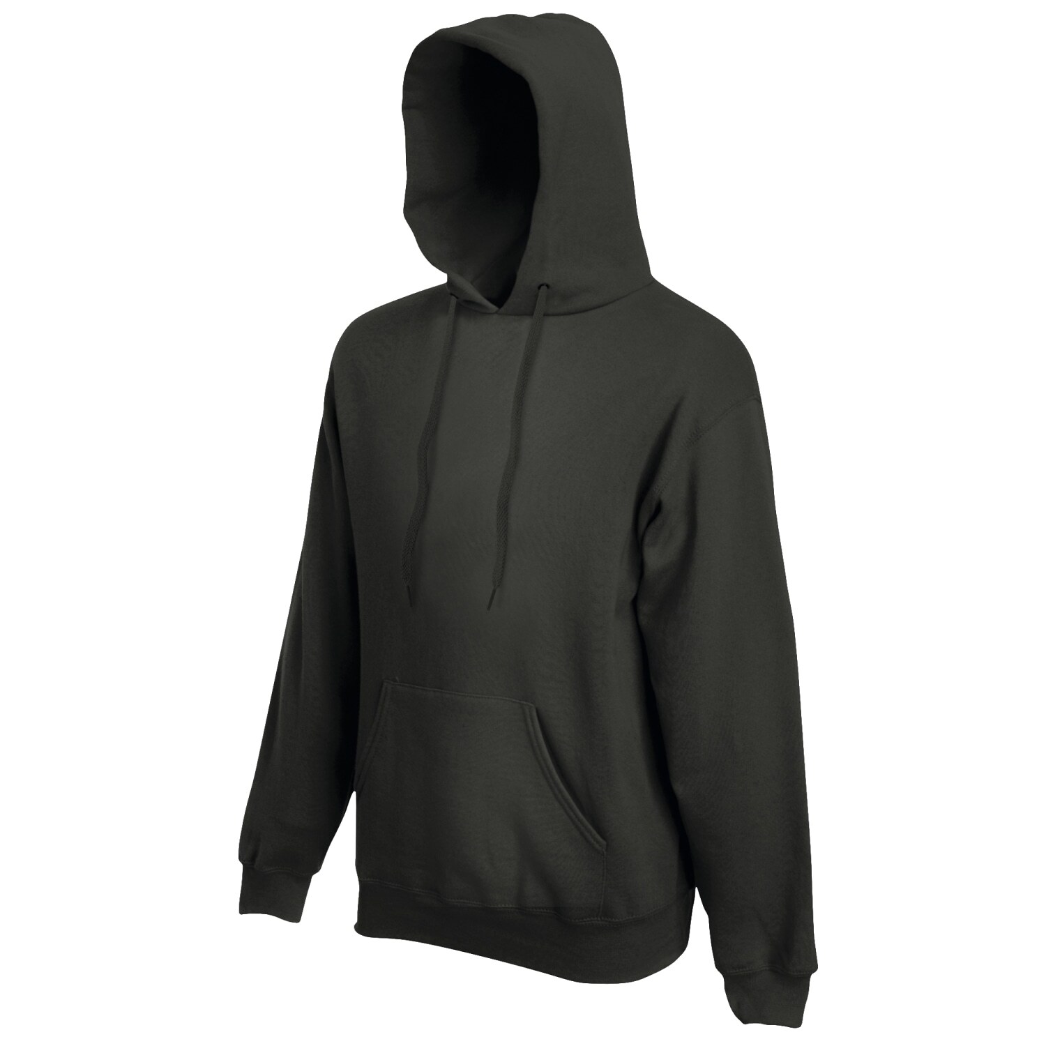 Fruit Of The Loom Mens Premium 7030 Hooded Sweatshirt Hoodie - Charcoal / 2XL