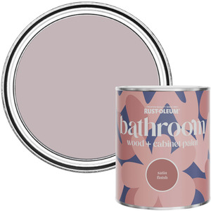 Rust-Oleum Bathroom Wood  Cabinet Paint in Satin Finish - Lilac Wine 750ml