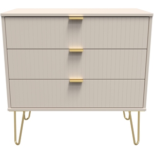 Linear Ready Assembled 3 Drawer Chest